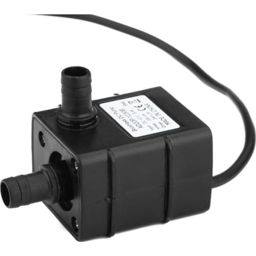 Waterproof Micro Water Pump Ultra-quiet Car Power Membrane Submersible Aquarium Pump 12 V 5 W 240L / H Brushless DC Micro Pump