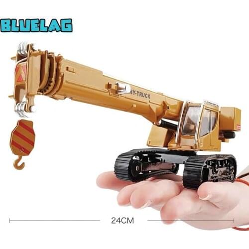 1:50 Alloy Engineering Model Crawler Crane Excavator Crane Toy High Quality Truck Diecast Model Collection Gift