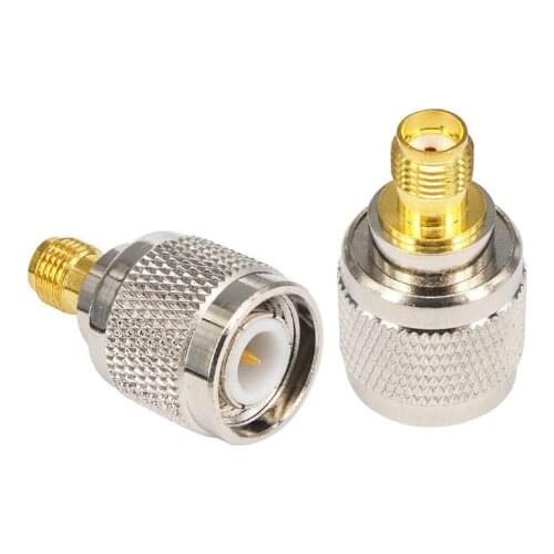 2pcs SMA Female To TNC Male RF Coaxial adapter Connectors