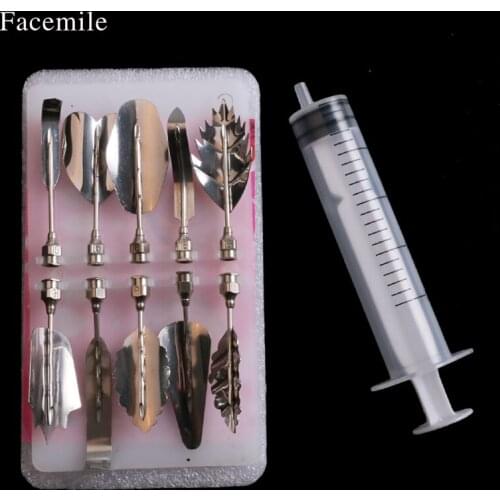 Facemile 3D Jelly Art Tool Jelly Gelatin Tools Leaf Shape Mold Decoration Tool Pastry Nozzle 54106