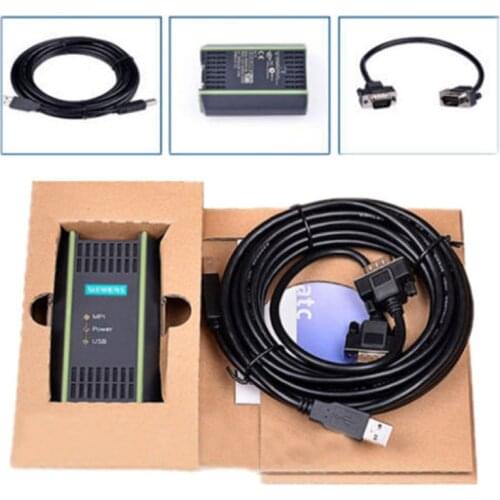 High Quality New PLC Cable for Siemens S7 200/300/400 6ES7 972-0CB20-0XA0 USB-MPI+ PC USB-PPI
