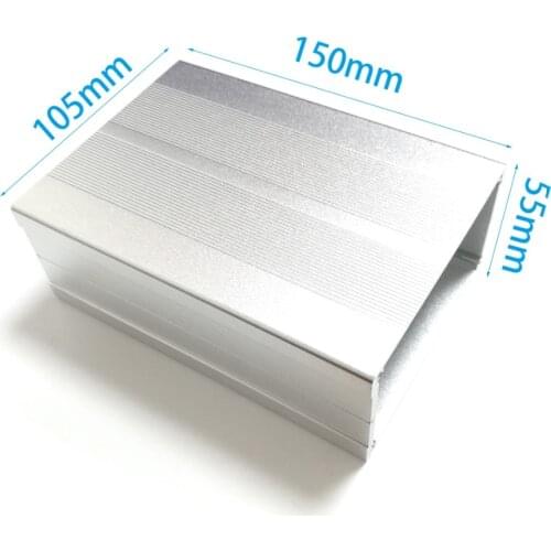 Aluminum project Box electrical Enclosure Case DIY 55mm(2.16")(H)X105mm(4.14")(W)X150mm(5.91")(L) NEW