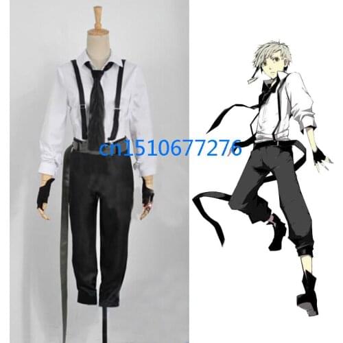 Anime Bungo Stray Dogs Cosplay Atsushi Nakajima Costum custom-made