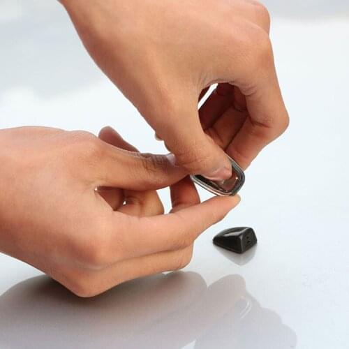 Color My Life Car Chrome Sprinkler Head Water Spray Nozzle Wiper Water-jet Cover Trim Sticker for Jeep Compass 2017+ Accessories