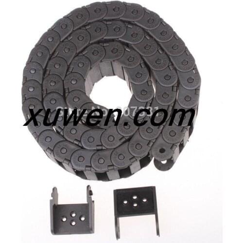 Free shipping connectors for CNC Router Machine Tools Cable drag chain wire carrier 18*25mm R38 1000mm (40")