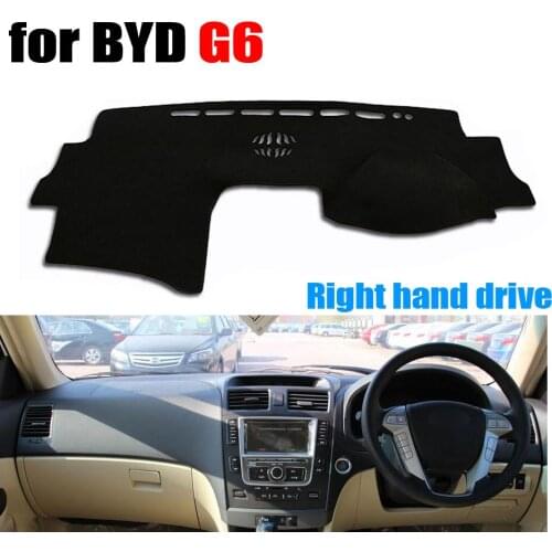 Car dashboard covers mat for BYD G6 all the years Right hand drive dashmat pad dash cover auto dashboard accessories