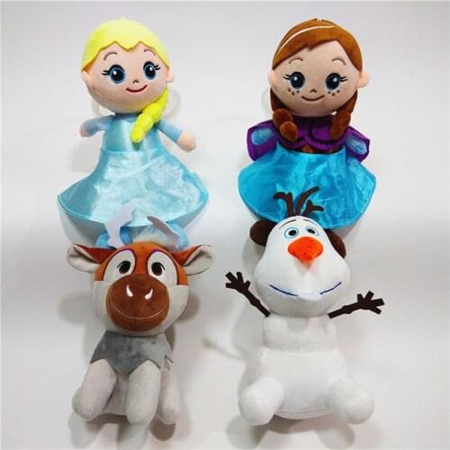 Disney New Movies Frozen2 20cm Princess Anna Elsa Dolls Snow Queen Sven Olaf Stuffed Plush Doll Toys Kids Toys Christmas Gifts
