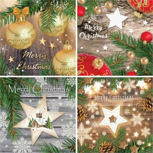 EverShine Diamond Painting Christmas Tree Pendant Mosaic Kits Diamond Embroidery Landscape Cross Stitch Handicraft Wall Art