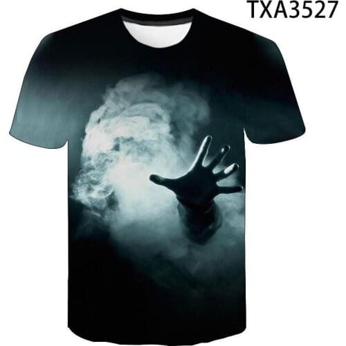 New Men Women Children Horror T Shirt 3D Printed Tee Summer Short Sleeve Tops Cool Boy Girl Kids Fashion Streetwear T-shirt