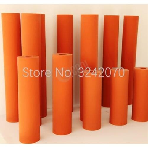 Hot transfer stamping rubber roller silicone rubber roller high temperature rubber roller silicone rubber roller