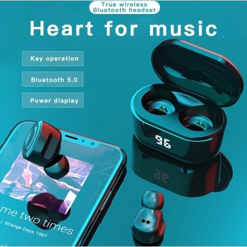 Good Quality Bluetooth 5.0 Wireless Earphones Headphones Stereo Earbuds TWS Sport Headset Earphone Headphone In-Ear Headset