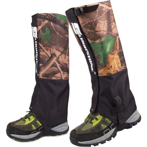 1 Pair Camouflage Snake Gaiters For Hiking Camping Snake Bite Protection Leg Guard Boot Waterproof
