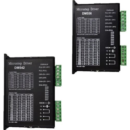 Stepper motor controller DM542 DM556 2-phase digital 18-48 VDC 57 86 series motor is 4.2A
