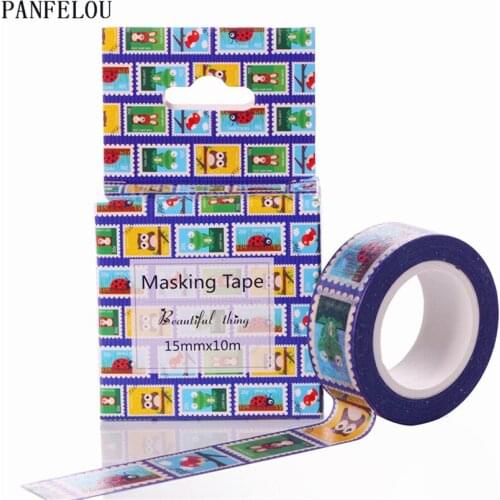 10M*15mm Check photos box stickers Washi Masking tape Quality good price HOT sell DIY Scrapbook Embellishments Decoration
