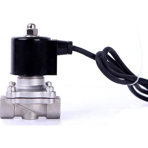 3/8" Normally Closed 304 Stainless Steel Fountain Solenoid Valve 110V 24V 12V 24v Solenoid Valve For Underwater