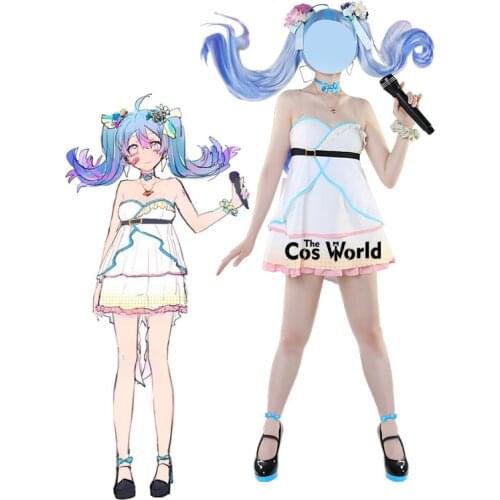 Vocaloid Miku 39 Ai Kotoba Ⅲ Love Words Ⅲ Dress Coat Outfits Anime Cosplay Costumes