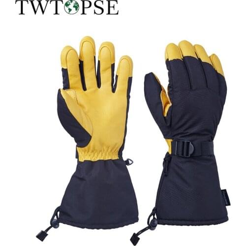 TWTOPSE Cycling Bicycle Bike Men Women Gloves MTB MX Warm Winter Waterproof Sports Bicycle Motorcycle Skating Gloves Accessories
