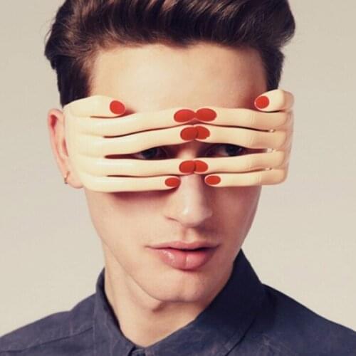 Sexy Women Fingers Weird Cute Eyeglasses Cosplay Private Party Holloween Glasses