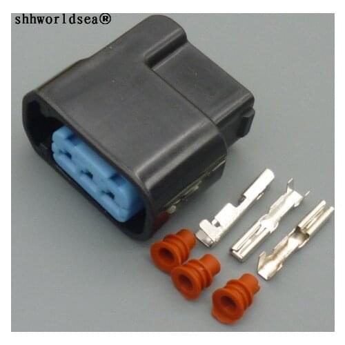 Shhworldsea 2.2mm K-Series And S2000 Coil Pack 3 Pin Wire Connector 6189-0728 For Honda Automotive Waterproof Connector