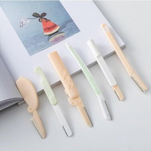 Folding Frontal Eyebrow Shaver Macro Female Knife Eyebrow Shaver Tool Set Simple And Convenient Eyebrow Shaver Eyebrow Shaver