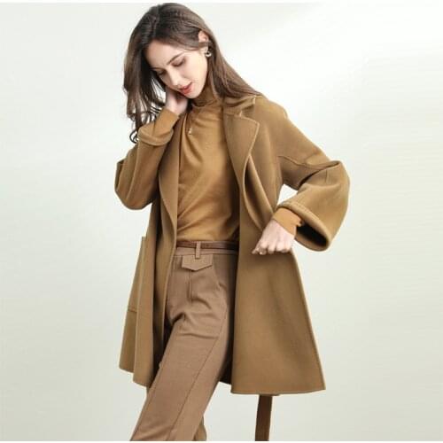 蒙跃 Women's Straight Coats
