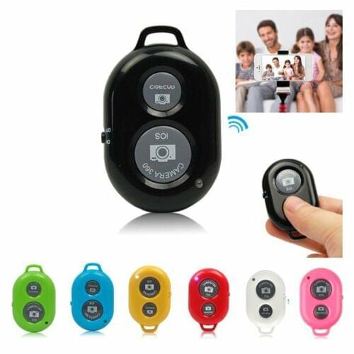 1pc Bluetooth Shutter Selfie Shutters 10m with User Manual Phone Accessories