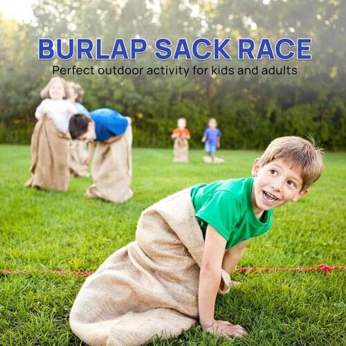 1pc Outdoor Fun Speelgoed School Activiteit Sack Race Bag Kids Adult Familie Sack Racing Games Springen Sport Training Party