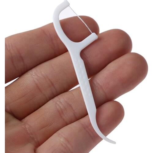 50pcs Dental Floss Flosser Picks Teeth Toothpicks Stick Oral Cleaning Gum Care