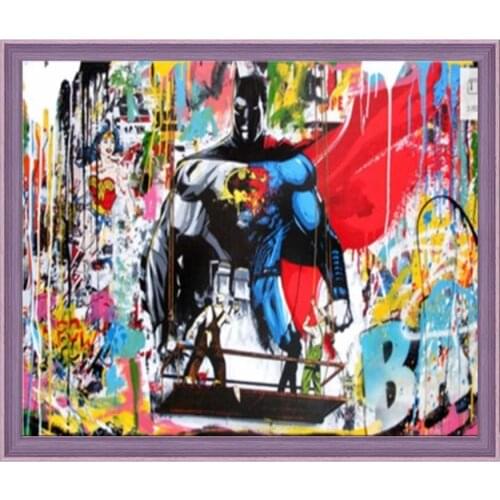 DIY 5D Diamond Painting Creative Movie Super hero Full Square/Round Diamond Embroidery Cross Stitch Mosaic room Decor