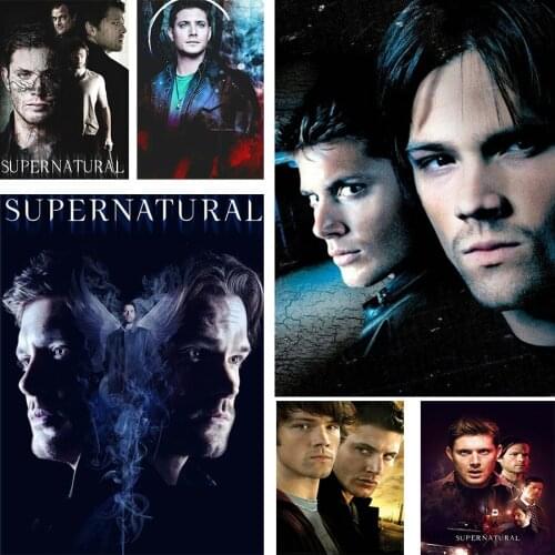 DIY Diamond Painting 5d Supernatural Movie Portrait full Display Square Round diamond Mosaic Cross-stitch