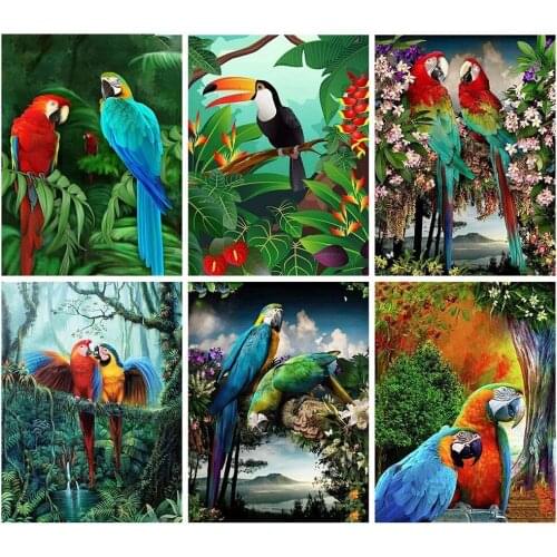 5D DIY Diamond Painting Full Tiger Fox Animals Flower Diamond Mosaic Stitch Interior Paintings Art Picture Handicraft Home Decor