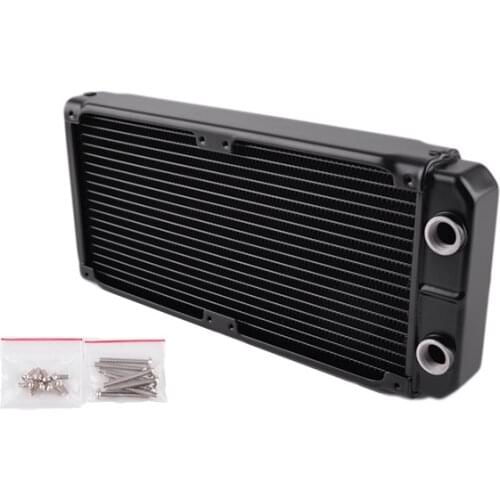 Syscooling Aluminum Radiator 240mm water cooling radiator G1/4 thread for DIY liquid cooling