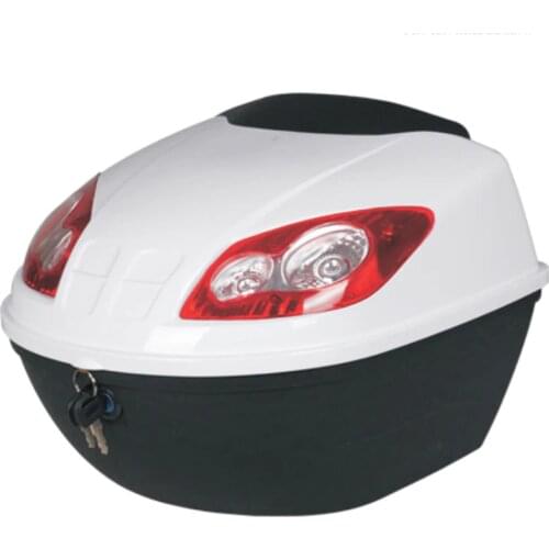 Motorcycle trunk Electric vehicle tailbox Universal tailbox Thickening and anti shake Storage box Scooter Toolbox
