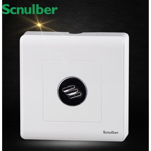 Free shipping surface type 86mm landing bathroom wall acoustic light activated delay switch
