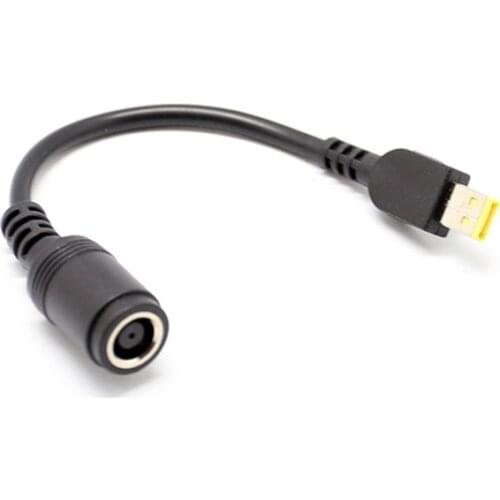 DC Jack 7.9*5.4mm to Mini Rectangle 7.5*3mm Power Convertor Cable 20cm For ThinkPad 10 Tablet