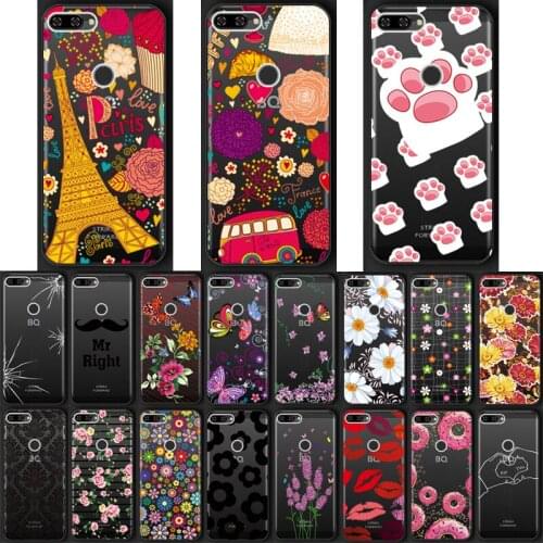 For BQ 5528L STRIKE FORWARD Silicone Bags Clear Soft TPU Phone Case For BQ 5528L Strike Forward Protector case for Funda Coque