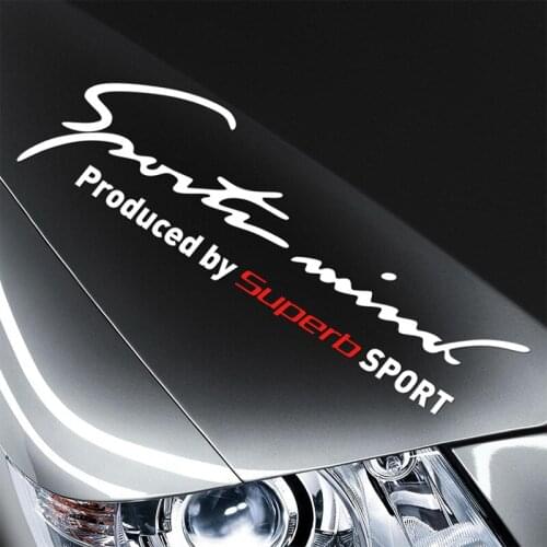 Customization Sports Mind On Car Lamp Eyebrow Sticker Car-Styling For skoda superb car accessories