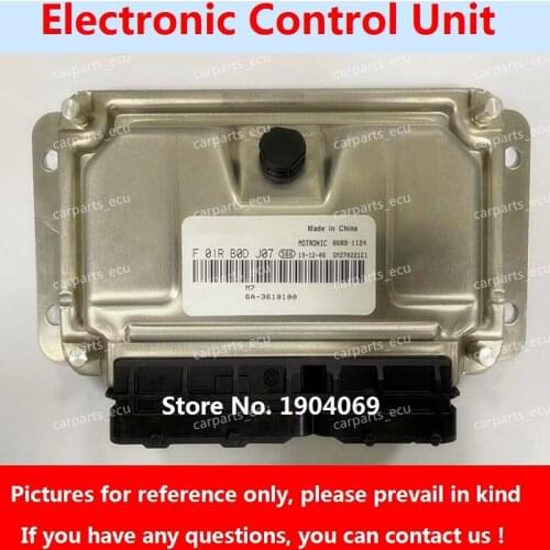 Engine Computer Board F01R00DJ07 6A-3610100 F01RB0DJ07 M7.9.7 ECU/F01R00DB04 L3-3610010Q-D4 F01RB0DB04 For BYD Car
