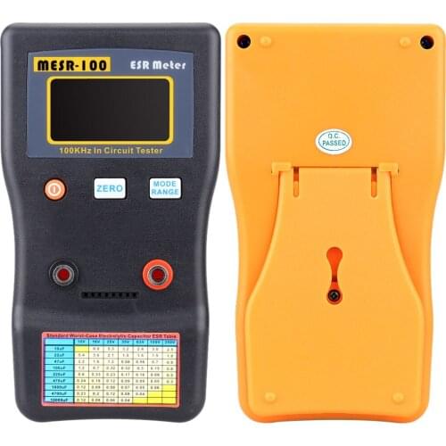 MESR-100 ESR Capacitance Ohm Meter Professional Measuring Internal Resistance of Capacitor Capacitance Circuit Tester