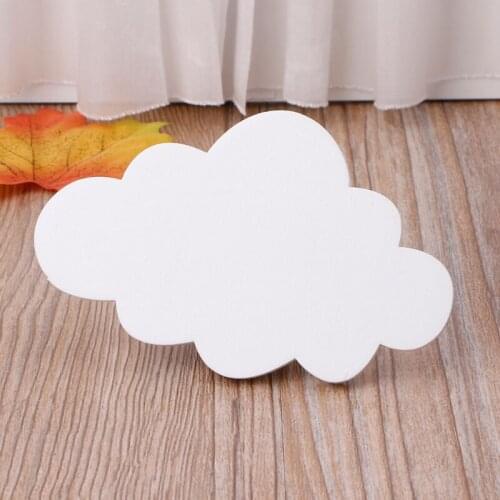 Cute Cloud Hooks Wooden Clothes Hanger Wall Decor Children Bedroom Pendant