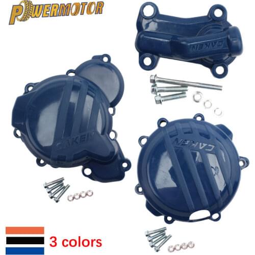 Motorcycle Ignition Protector Clutch Guard Water Pump Cover For 250 350 SX-F XC-F EXC-F For Husqvarna FC 2016 2017 2018 2019