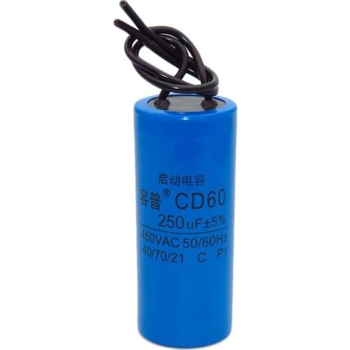 Small volume CD60 100/150/200/250 / 350UF Soymilk machine Eggbeater Small electrical capacitor
