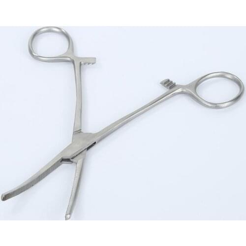 Newest About 18cm Tackle Hook Remover Fish Fishing Locking Elbow With Stainless Steel Fly Fishing Elbow Plier Hemostat Fishing