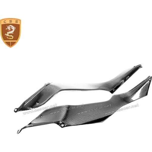 New Arrivals CSSCAR Motorcycle Parts Lower Tank Cover fits 2018 Kawasaki H2 SX SE 100% Carbon Fiber Carbon Fiber Side Tank Panel