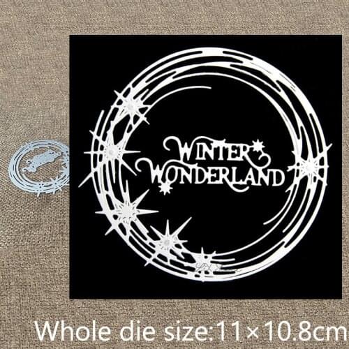 New Design Craft Metal stencil mold Cutting Dies star round frame decoration scrapbook die cuts Album Paper Card Craft Embossing