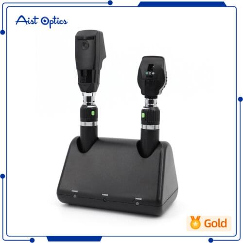 Ophthalmic Diagnostic Set Low Price Direct Ophthalmoscope and Streak Retinoscope Dr-1900 with Soft Case