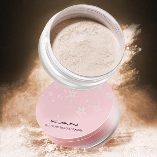 Face Loose Powder Matte Setting Finish Makeup Oil-control Professional Air Cushion Loose Powder Cosmetics TSLM1