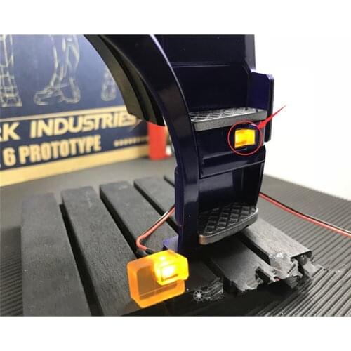 New remote control scania truck side pedal turn light for tamiya 1:14 scale tractor trailer scania R470 R620 56323