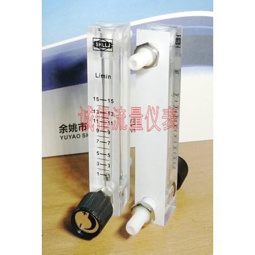 1-15l /min lzq-7 adjustable panel air small flowmeter gas float flowmeter