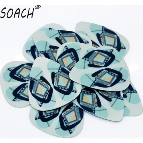 SOACH 50pcs Newest shoes Guitar Picks Thickness 0.46mm pick guitar paddle Guitar Accessories ukulele bass